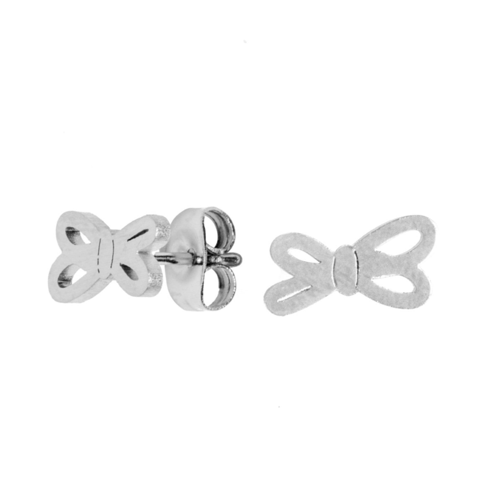 Broquel de Moño Liso 6MM PLATEADO