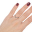 Anillo medio dedo en línea V 2mm