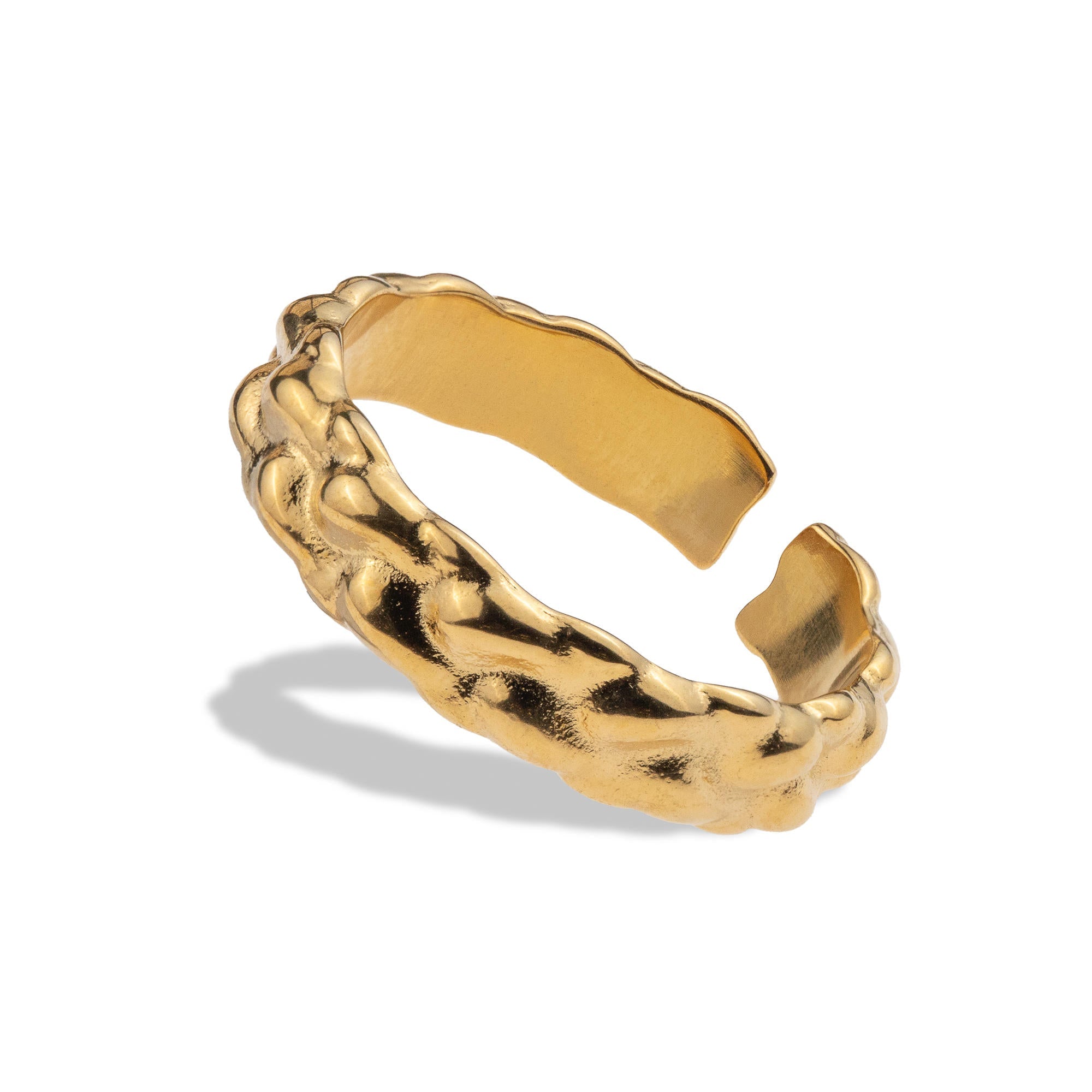 Anillo con diseño de gotas entrelazadas 5mm