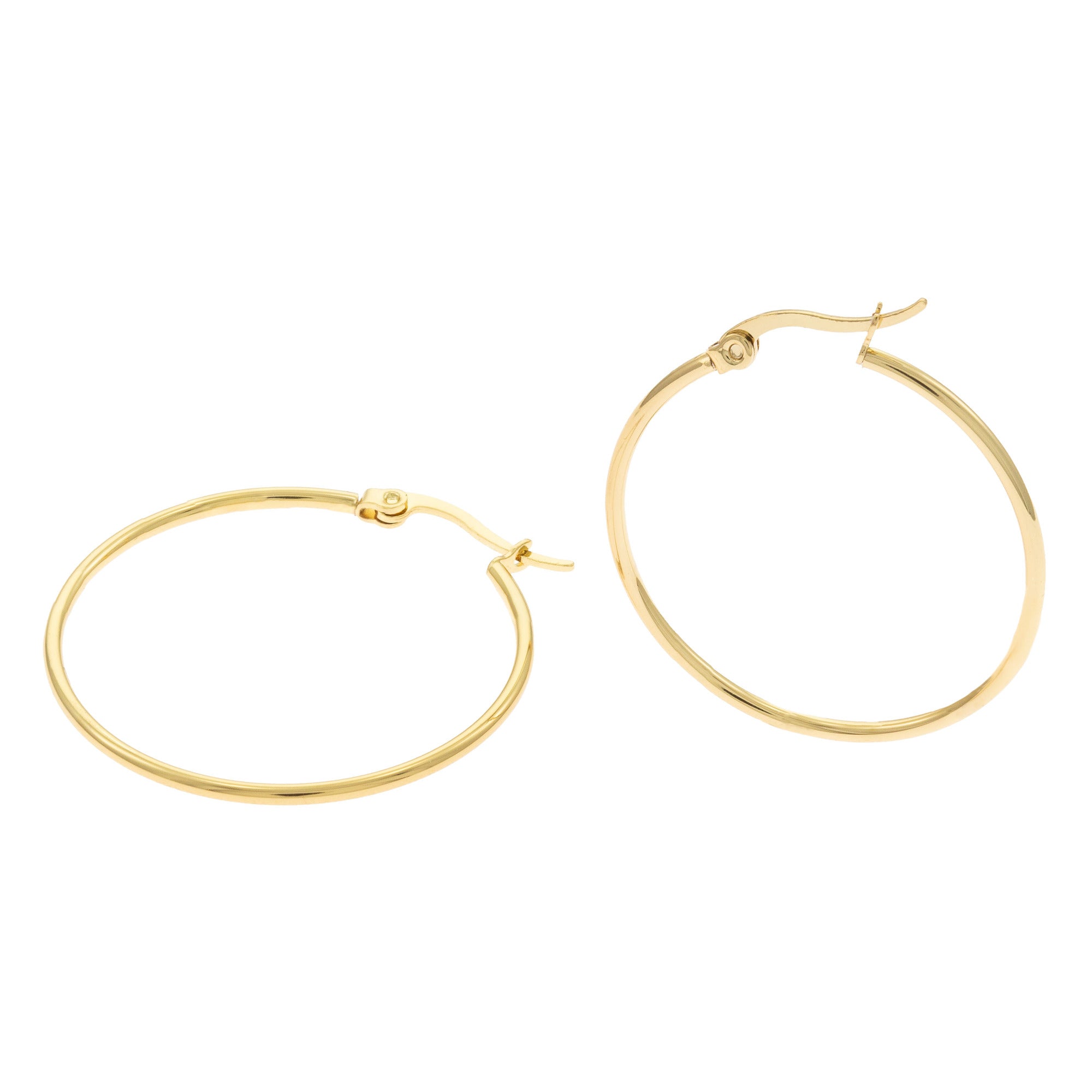 Arracada Tubular Lisa 33MM DORADO