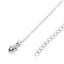 Collar cuerno de la suerte cristal rojo 45cm