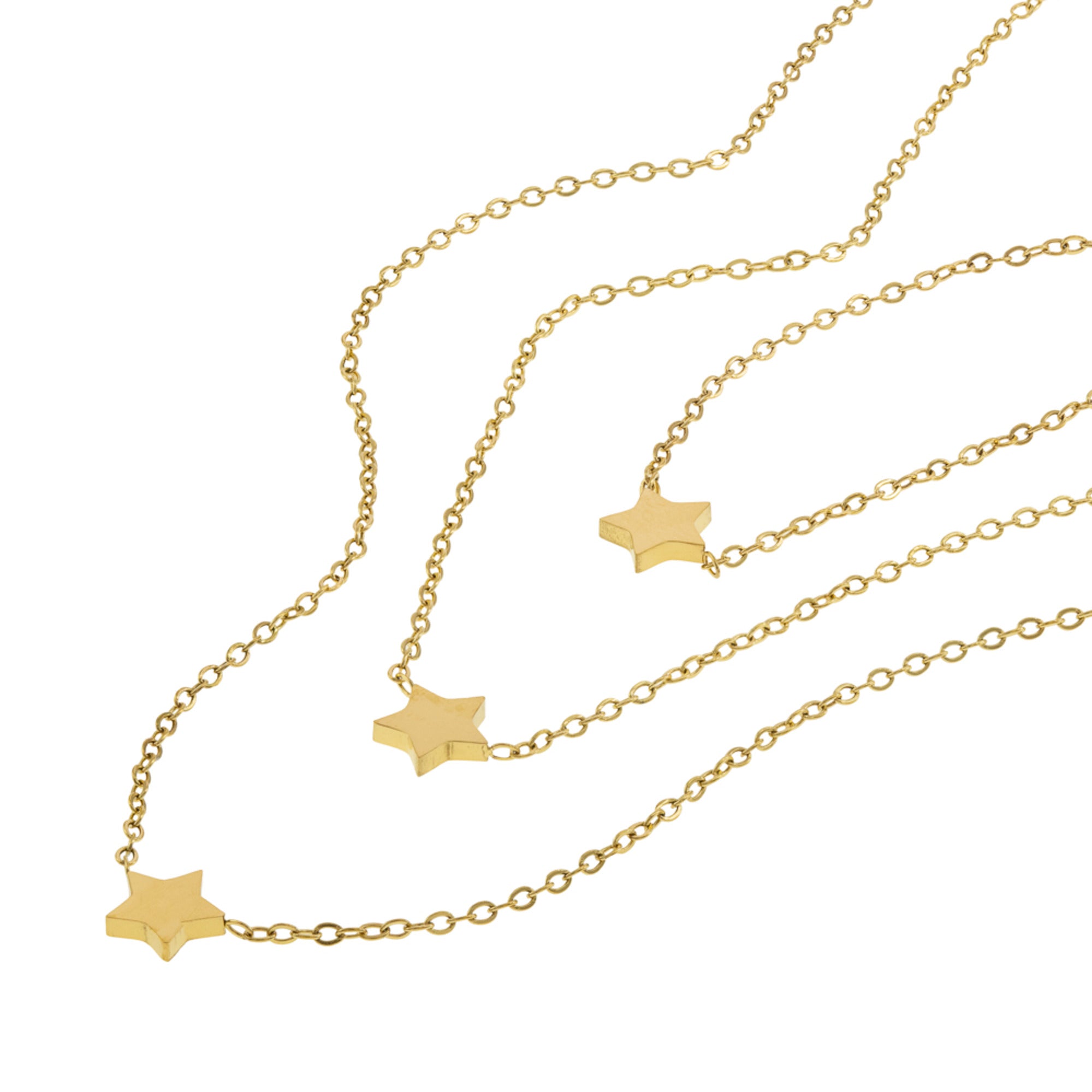 Collar Triple Estrellas 50CM