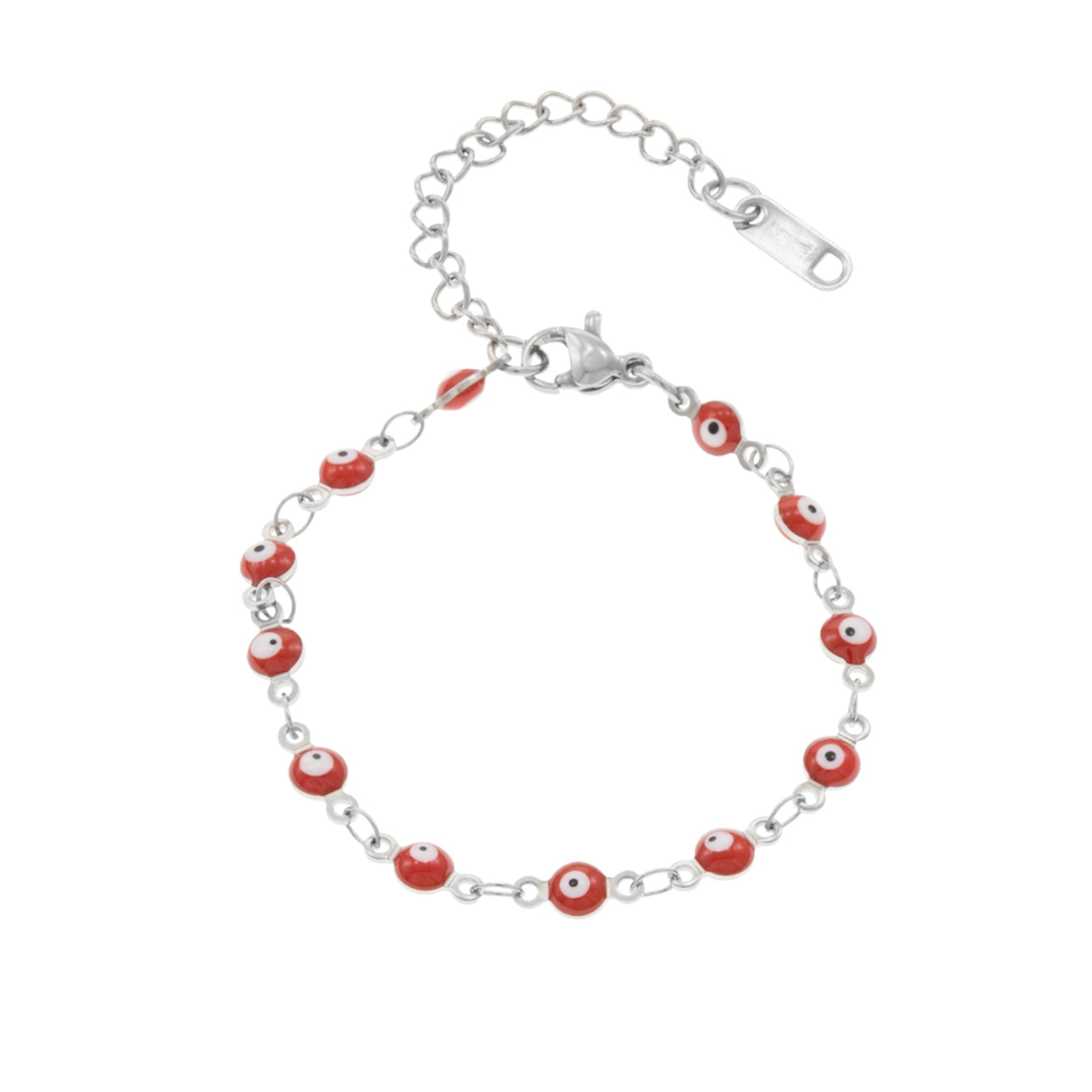 Pulsera de Ojitos Rojo 14CM