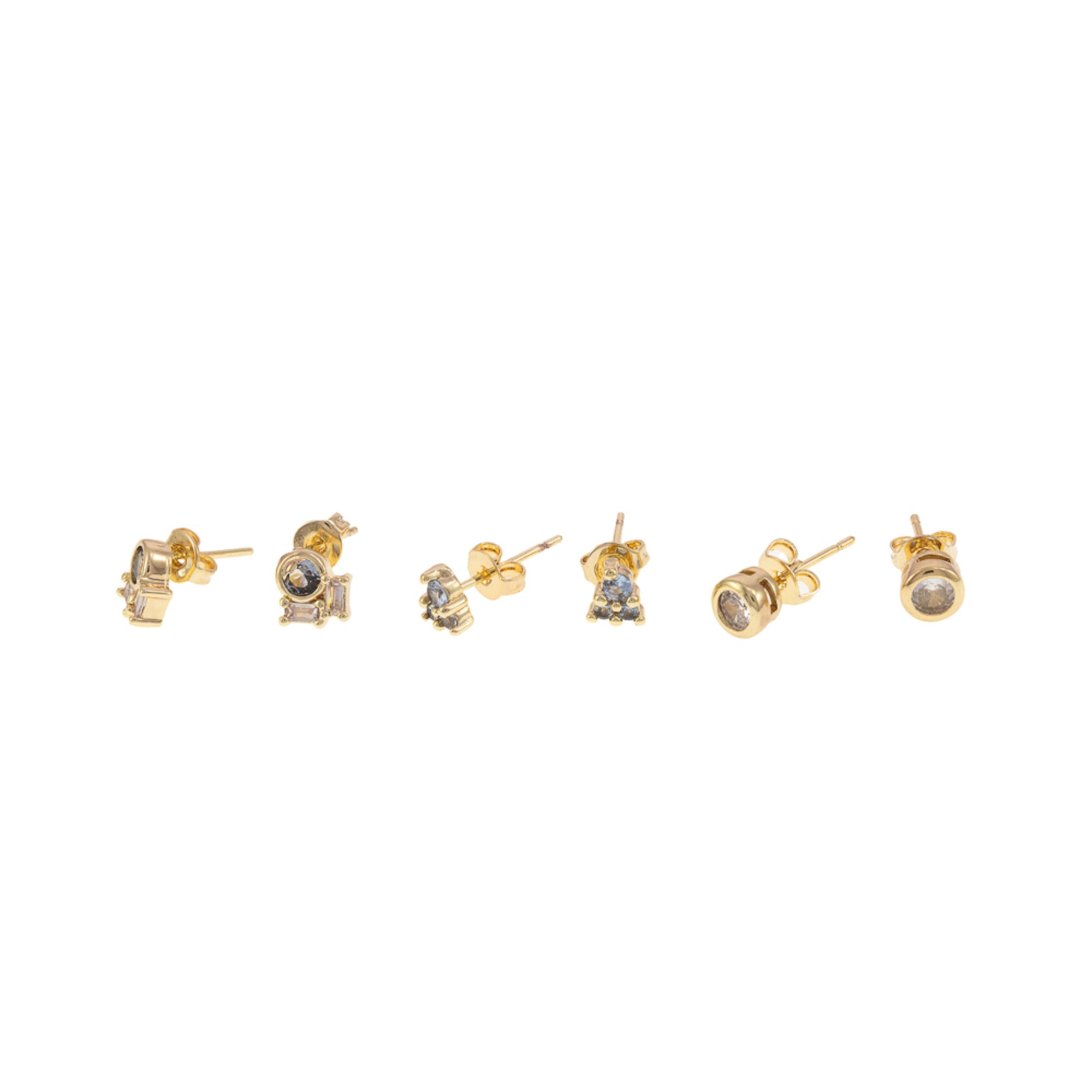 Set Arete Figuras con Circonias Multimedidas