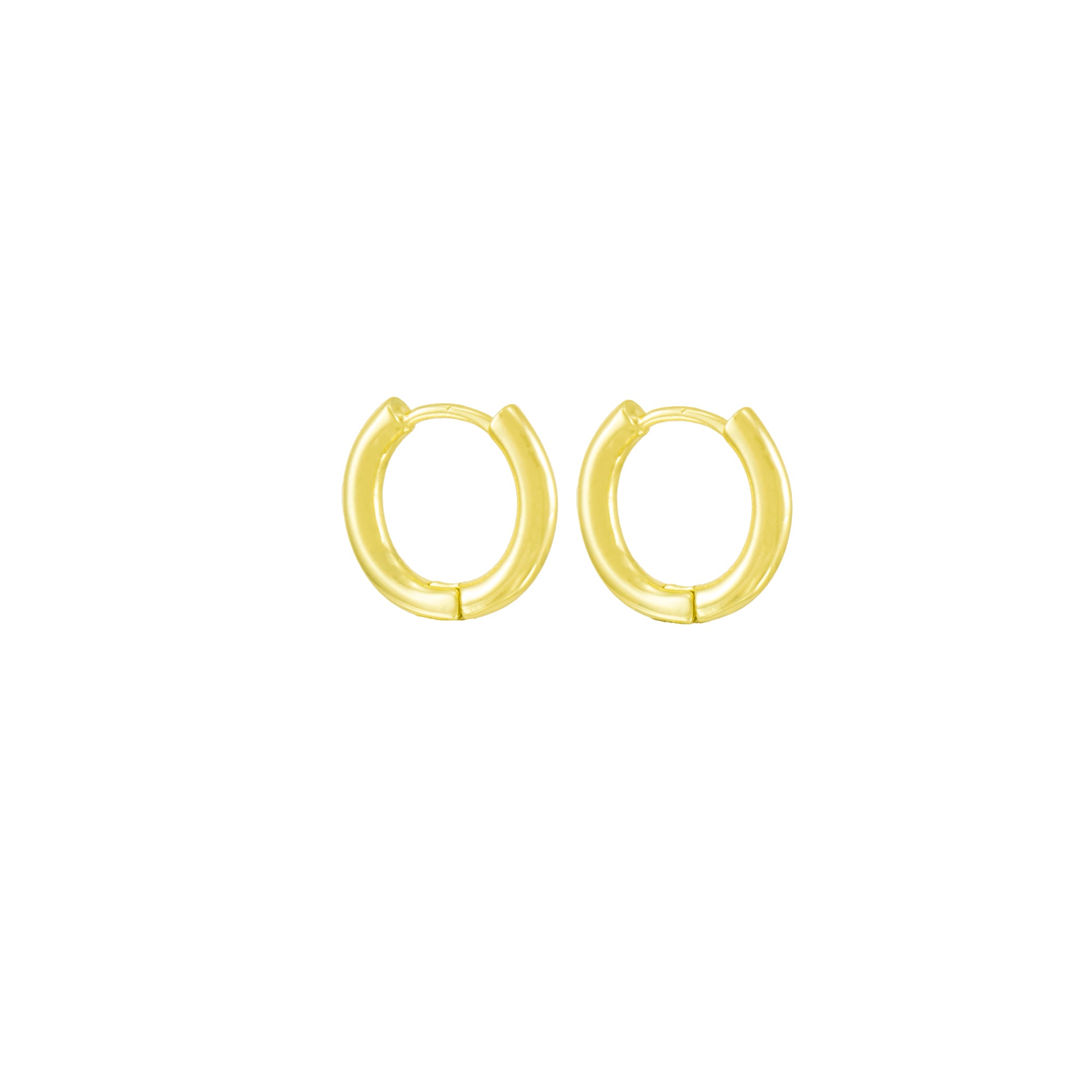 Arracada circular lisa largo 20mm