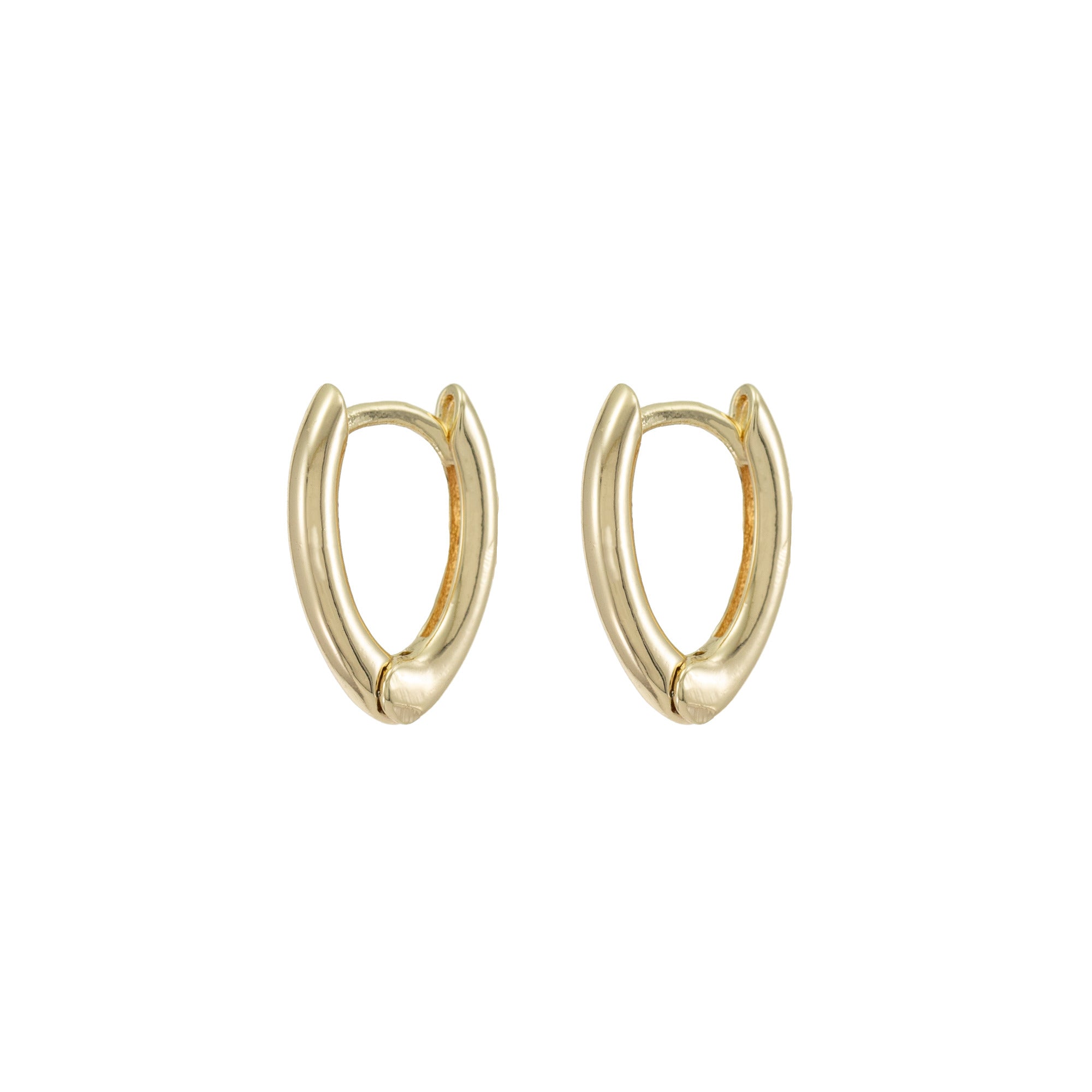 Arracada Irregular Lisa 18MM