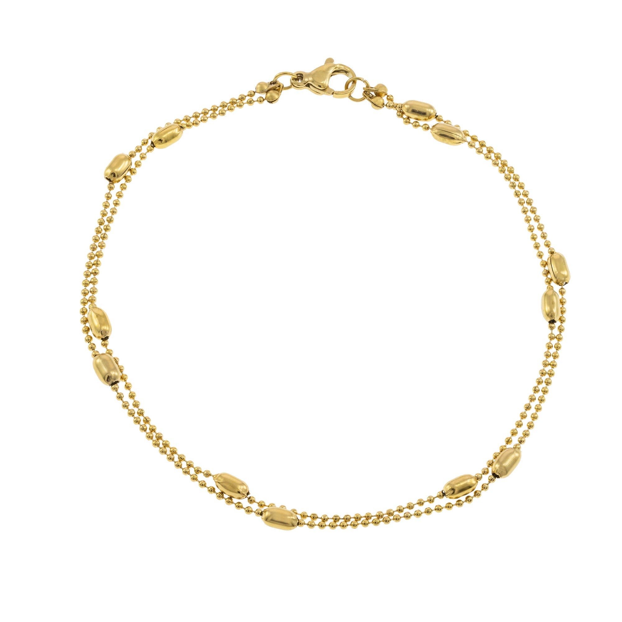 Tobillera Con Cadena De Eslabones Y Barra Para Esposa, De Y
