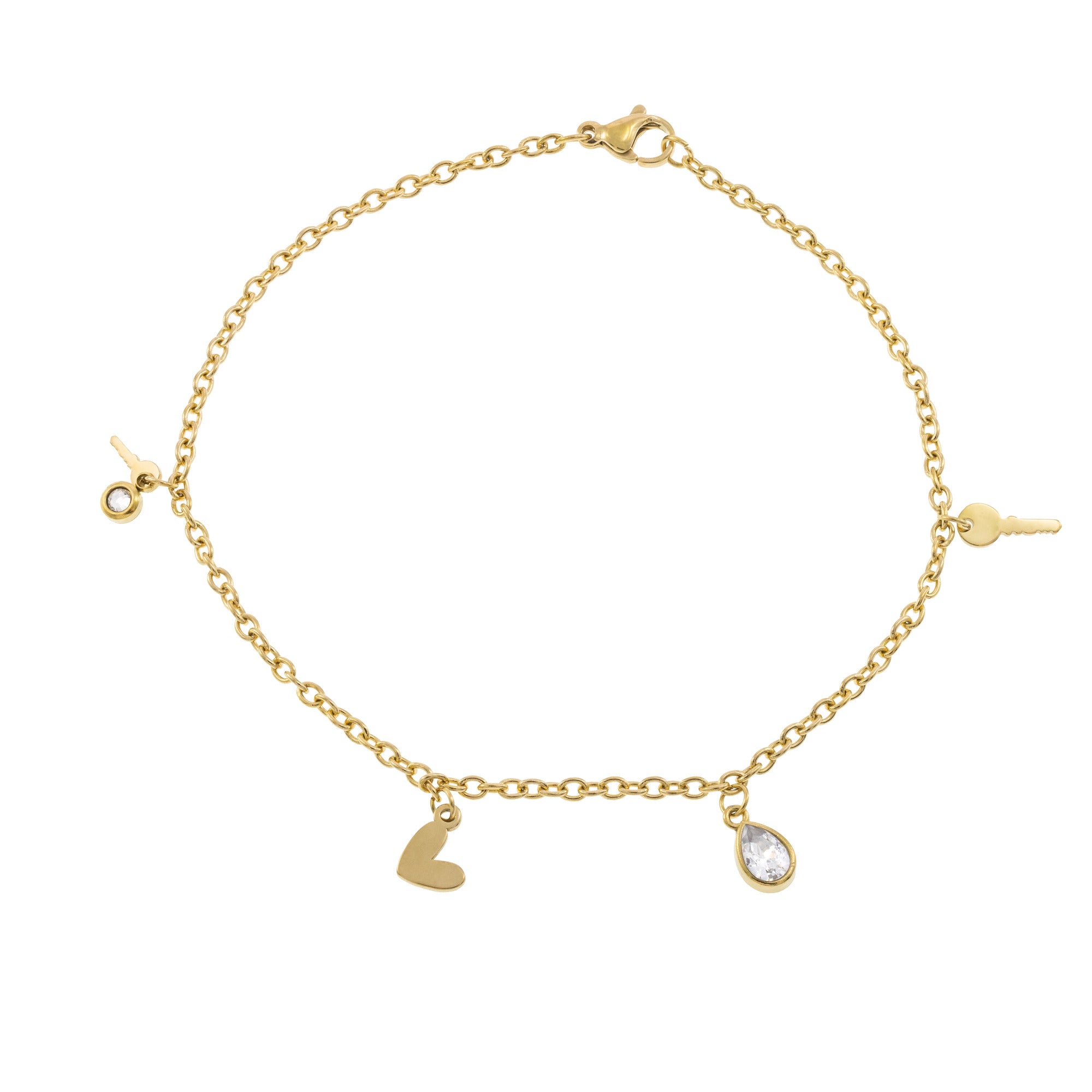 Pulsera Lotus Style LS1927/2/1 Corazón Acero - Joyas Y Relojes