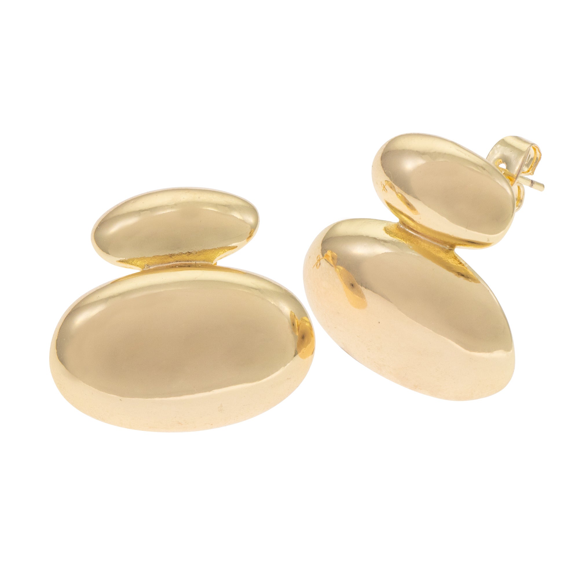 Arete Oval Asimetrico 22MM