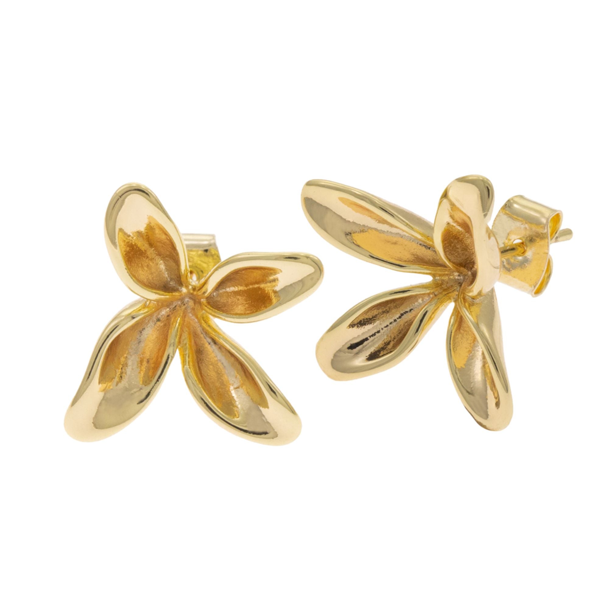 Arete flor 16mm 14K