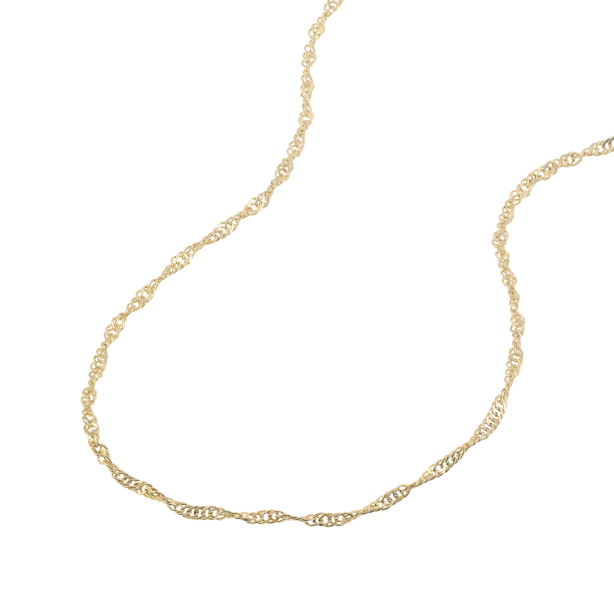 Cadena torzal ajustable delgada 50cm