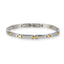 Pulsera caballero barras delgadas 21cm