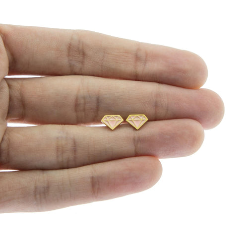 Broquel diamante esmaltado 5mm