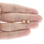 Set broquel 3 pares ojo naranja 4-6mm