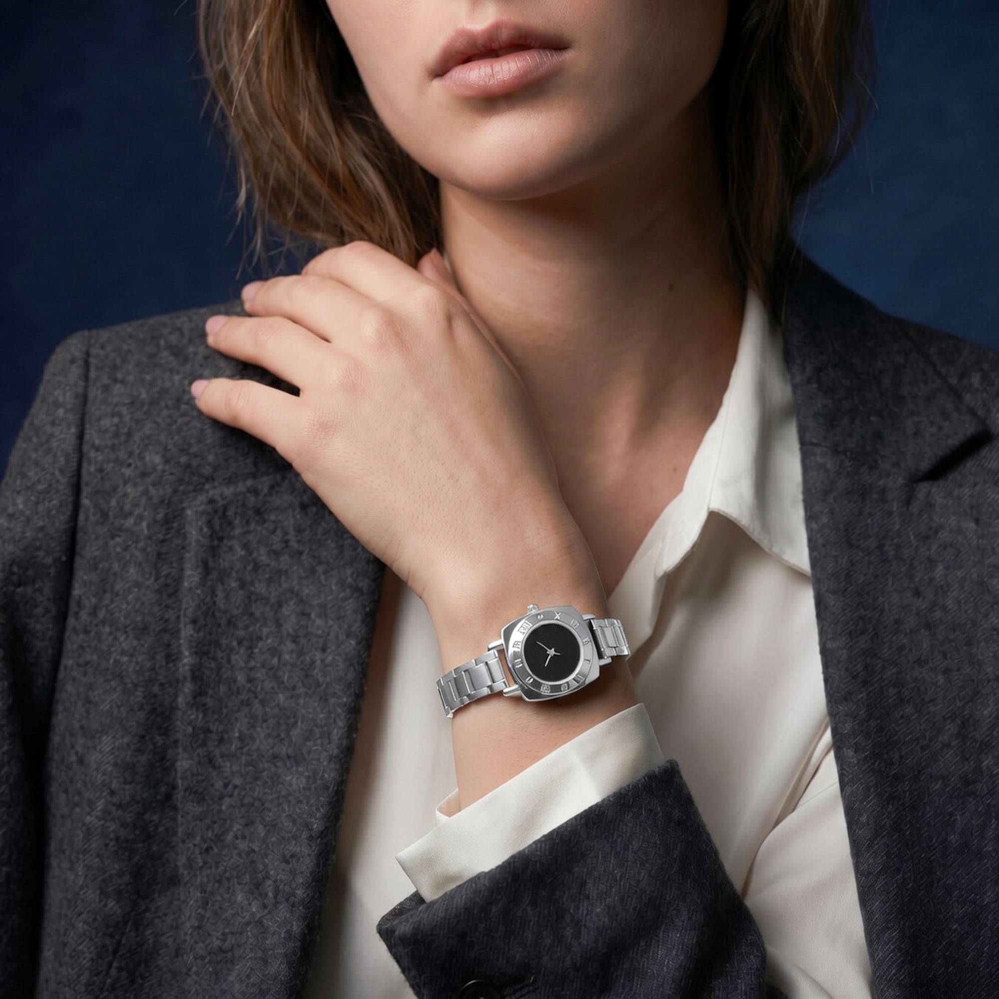Reloj ajustable italiano caratula cuadrada 22mm