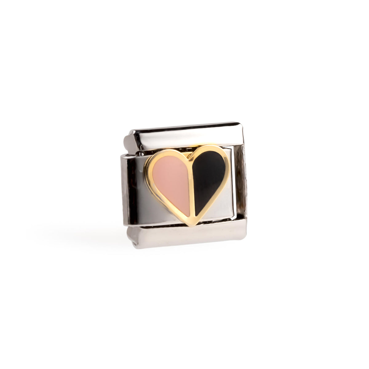 Eslabon italiano corazon esmaltado 11x9mm