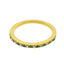 Churumbela circonia verde y cristal 2mm