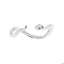 Anillo ajustable vibora cristal multicolor 2mm
