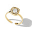 Anillo ajustable de cuadro con cristales 9mm