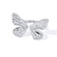 Anillo ajustable de mariposa con textura 22mm