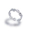 Anillo ajustable de flores 5mm