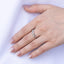 Anillo ajustable entrelazado 4mm