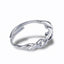 Anillo ajustable entrelazado 4mm