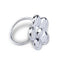 Anillo ajustable de flor 22mm
