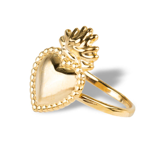 Anillo ajustable sagrado corazon 19mm
