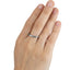 Anillo ajustable de serpientes entrelazadas 3mm