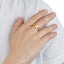 Anillo ajustable eslabones tipo cadena con serpiente 11mm