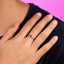 Anillo ajustable ondulado acabado liso 5mm