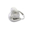 Anillo ajustable cruzado liso textura lineal 22mm