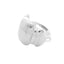 Anillo ajustable rectangular ondulado acanalado 20mm