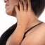 Anillo ajustable liso con aro colgante 2mm