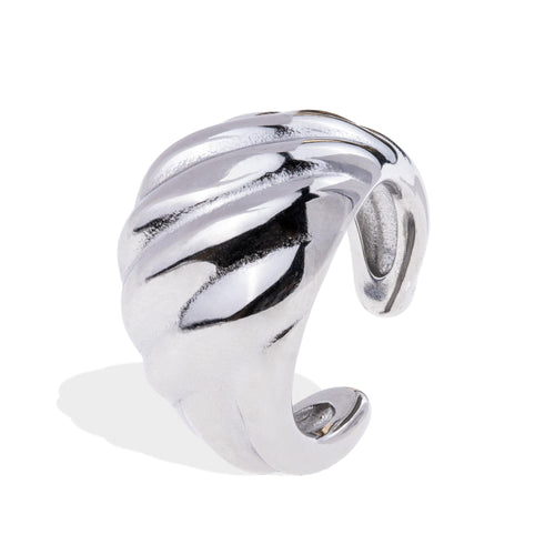 Anillo chunky estilo croissant 18mm
