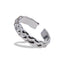 Anillo con diseño de gotas entrelazadas 5mm
