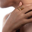 Anillo ajustable de triple linea liso 20mm