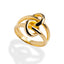Anillo con aros entrelazados 17mm