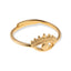 Anillo ajustable de ojo con pestañas 7mm