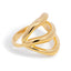 Anillo ajustable triple linea ondulado 20mm