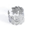 Anillo ajustable de hojas texturizadas 18mm