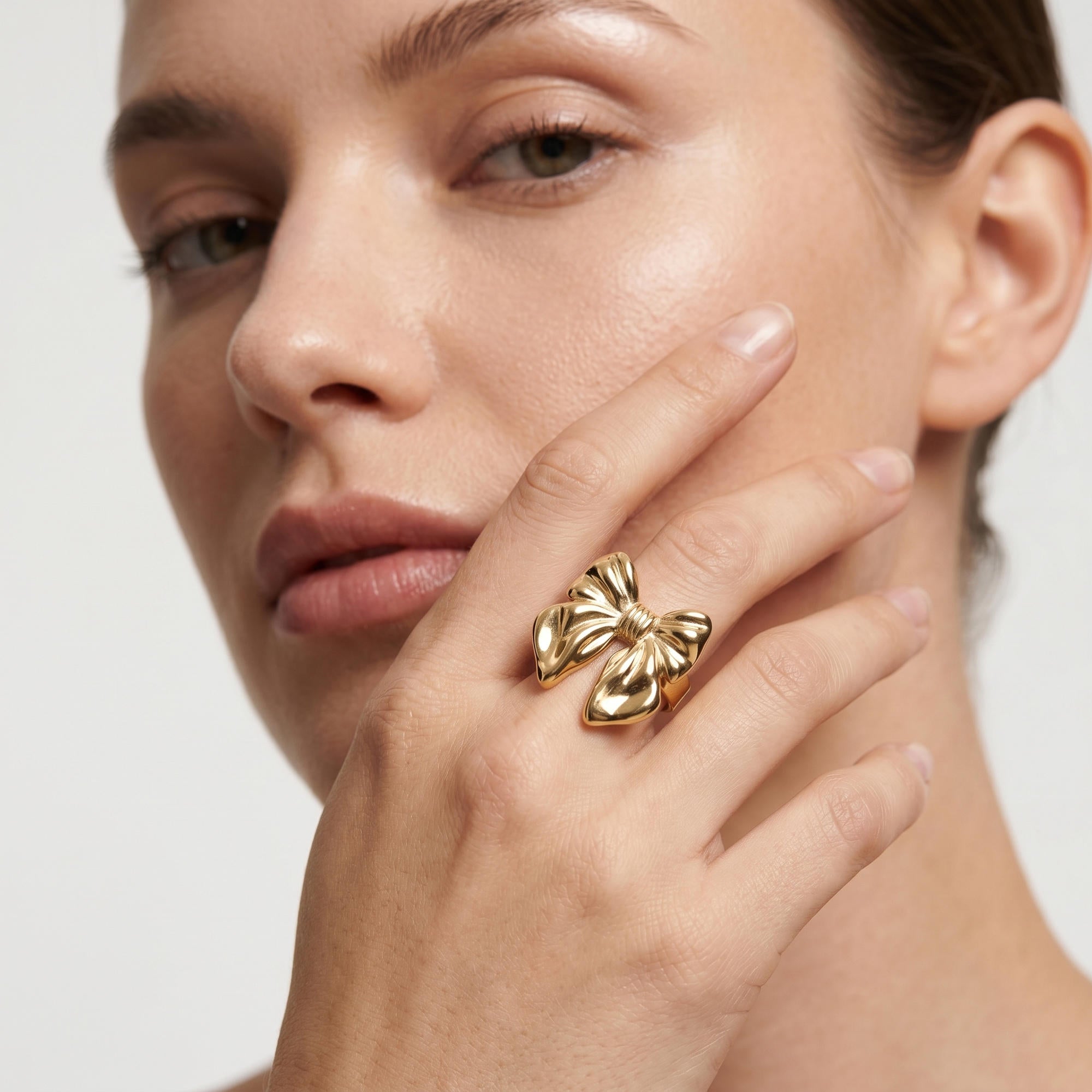 Anillo ajustable moño liso 26mm