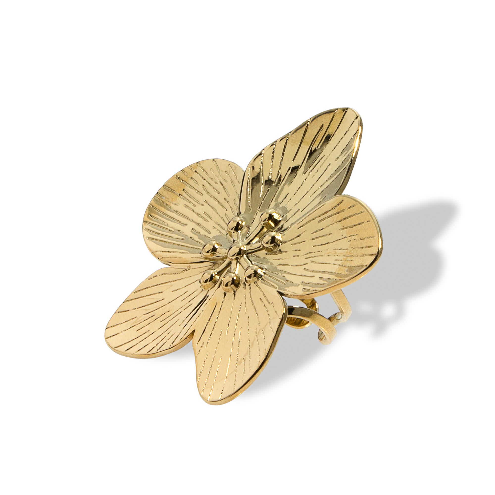 Anillo flor de 5 petalos 50mm