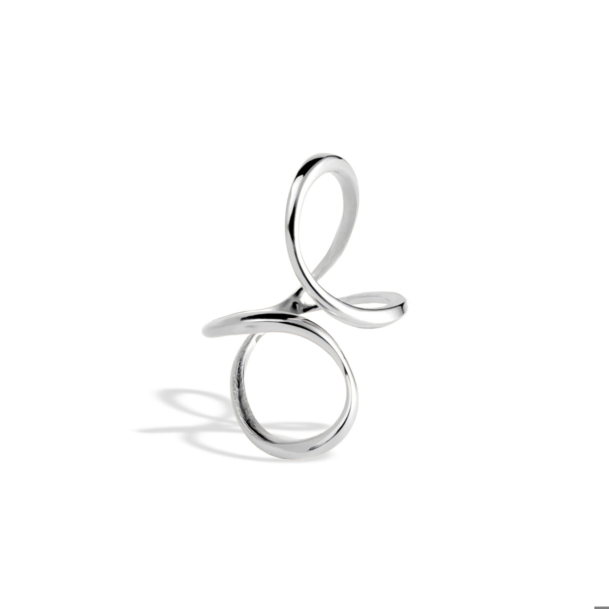 Anillo ajustable sencillo de silueta 20mm