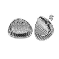 Arete Redondo Texturizado 24MM