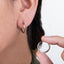 Arracada tubular lisa 17mm