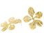 Arete flor texturizada 39mm