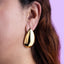 Arete en gota lisa 41mm