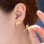 Arete de ave con textura 22mm
